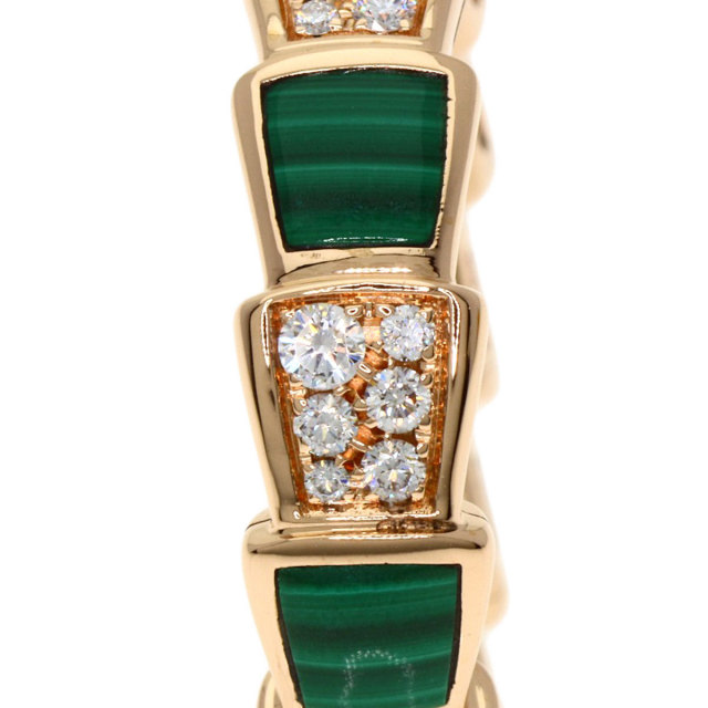 ブルガリ リング・指輪 セルペンティ ヴァイパー マラカイト ダイヤモンド #51