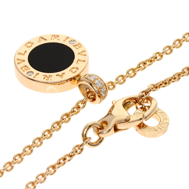 ブルガリ ネックレス ブルガリブルガリ オニキス シェル ダイヤモンド