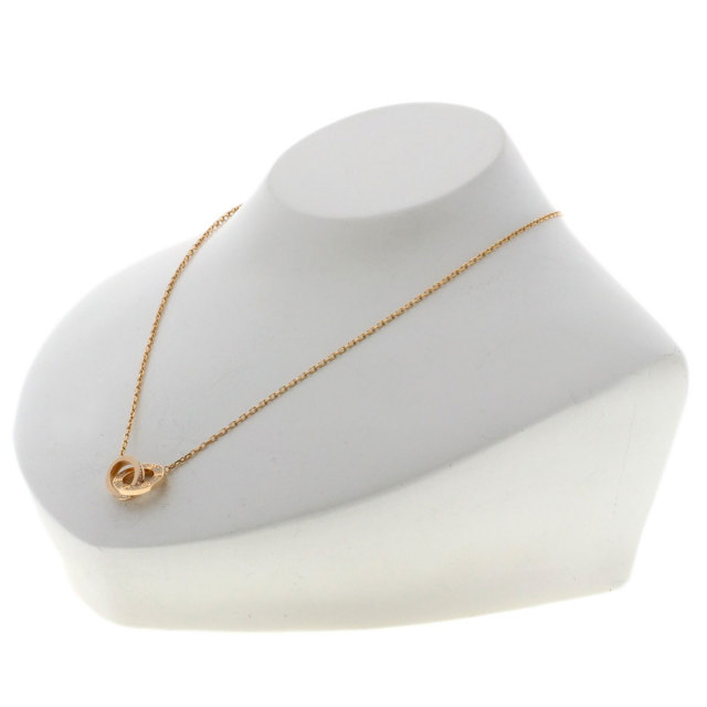 CARTIER カルティエ ラブサークル フルダイヤモンド ネックレス K18