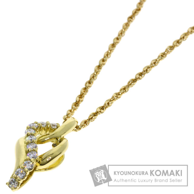 CELINE セリーヌ 750 ネックレス ダイヤ 3P ゴールド CELINE セリーヌ 3P ダイヤモンド コンビ ネックレス K18ホワイト