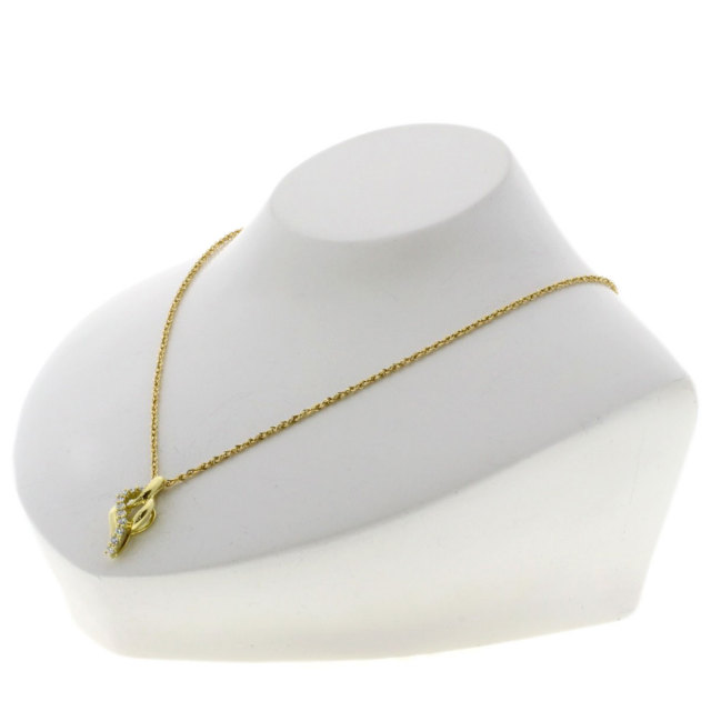 CELINE セリーヌ ダイヤモンド ネックレス K18イエローゴールド