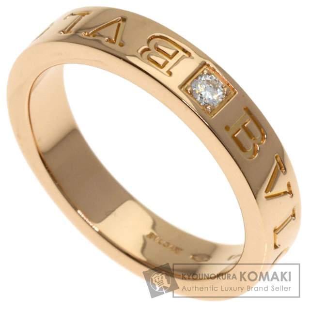 ブルガリ リング・指輪 ダブルロゴ 1P ダイヤモンド