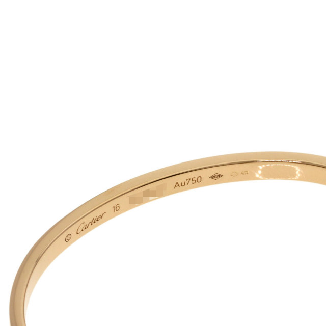CARTIER カルティエ ラブブレス SM #16 ドライバー無し ブレスレット