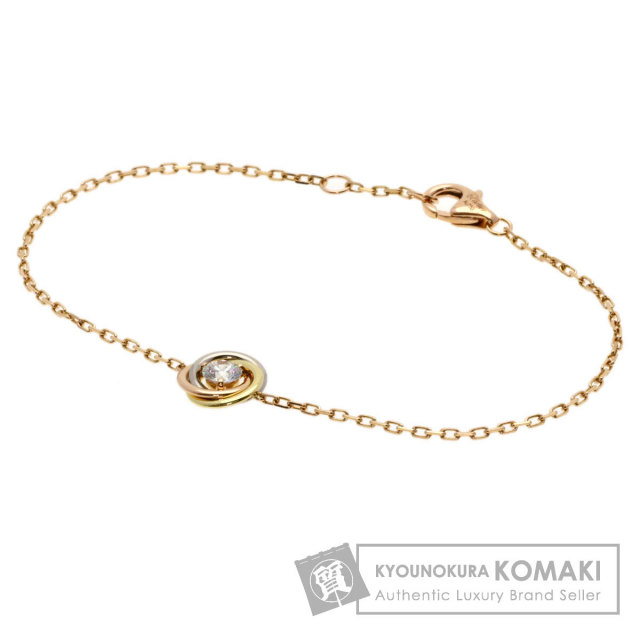 CARTIER カルティエ トリニティ ダイヤモンド ブレスレット K18