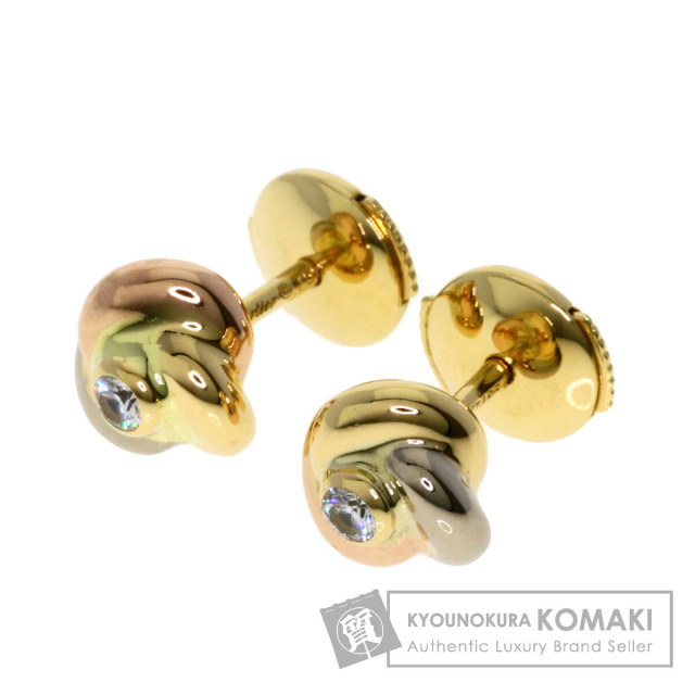 Cartier トリニティピアス　ブリリアントカットダイヤモンド Cartier トリニティピアスブリリアントカットダイヤモンド