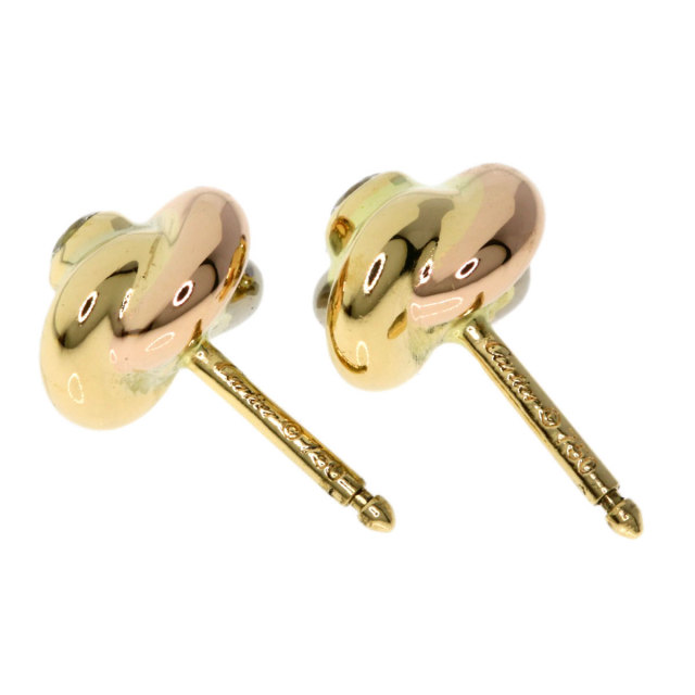 CARTIER カルティエ トリニティ ダイヤモンド ピアス K18イエロー