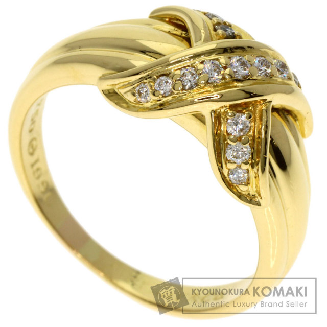18金 k18 tiffany ダイヤモンド リング TIFFANY&Co. ティファニー シグネチャー ダイヤモンド リング・指輪
