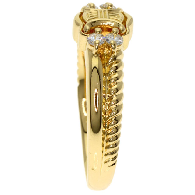 CELINE セリーヌ マカダム ダイヤモンド リング・指輪 K18イエロー