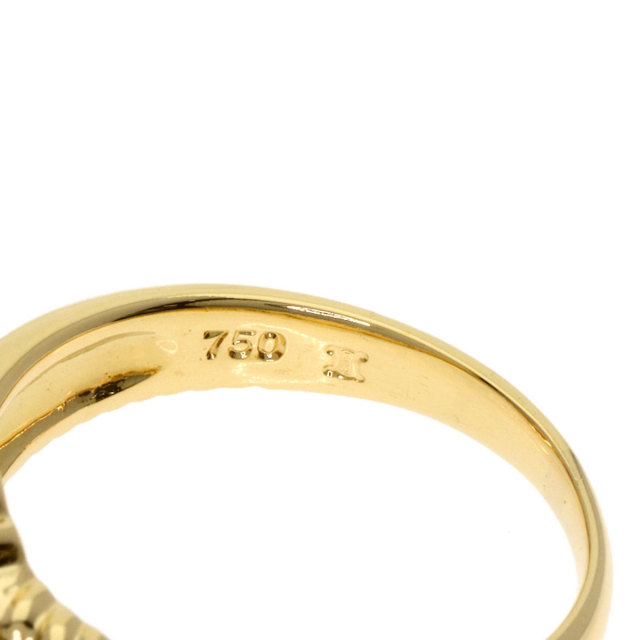 CELINE セリーヌ マカダム ダイヤモンド リング・指輪 K18イエロー