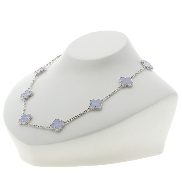 ヴァンクリ　カルセドニー　ネックレス Van Cleef & Arpels ヴァンクリーフ＆アーペル ヴィンテージ