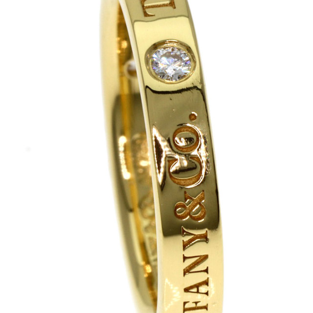 TIFFANY&Co. ティファニー フラット バンド 3P ダイヤモンド リング