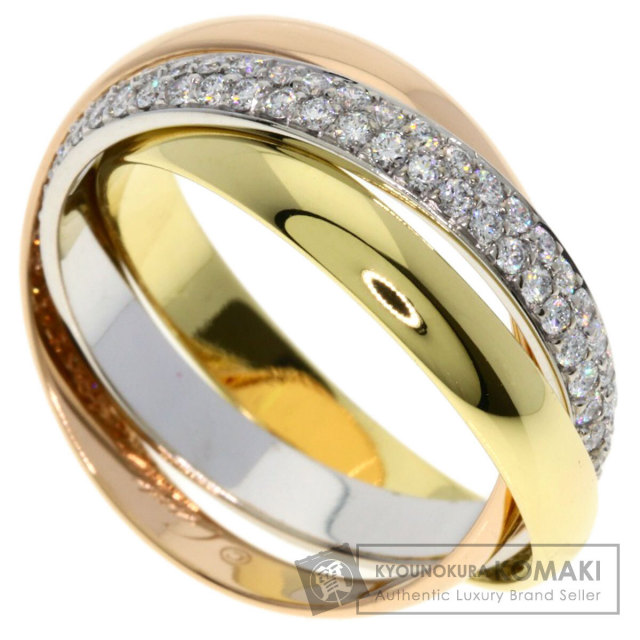 CARTIER カルティエ トリニティ スモール ダイヤモンド #48 リング