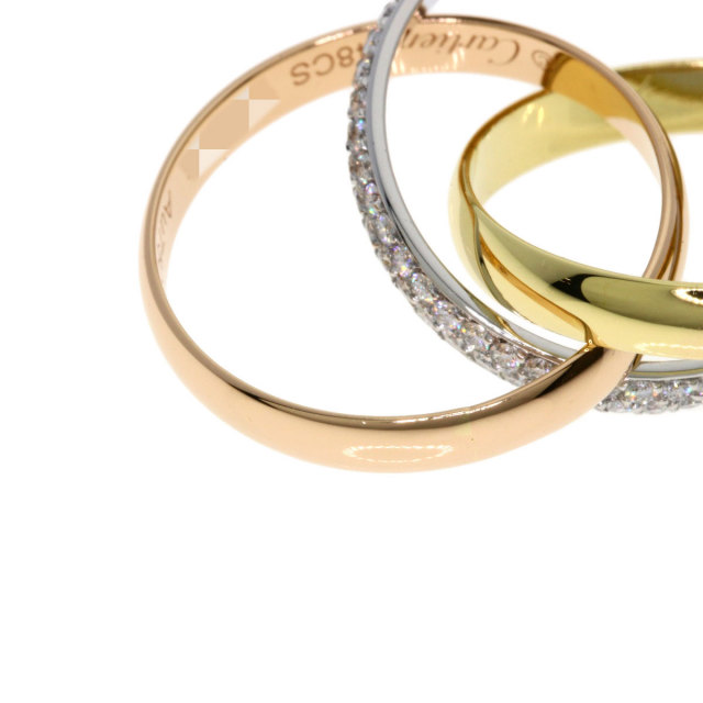 CARTIER カルティエ トリニティ スモール ダイヤモンド #48 リング