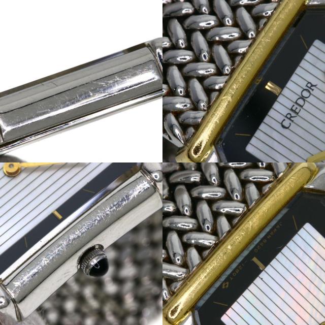 セイコー 腕時計 クレドール スクエアフェイス