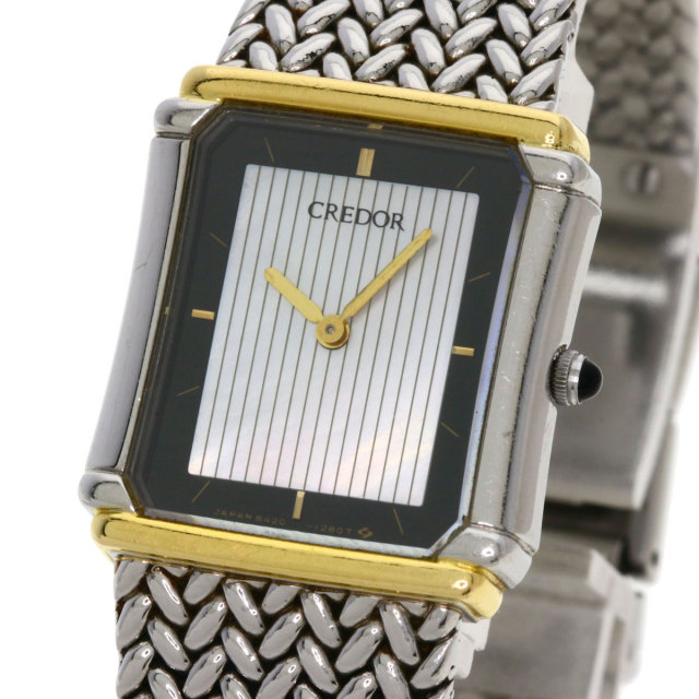 セイコー 腕時計 クレドール スクエアフェイス