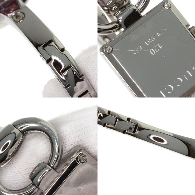 GUCCI グッチ 120.00 トルナヴォーニ 4P ベゼル ダイヤモンド 腕時計