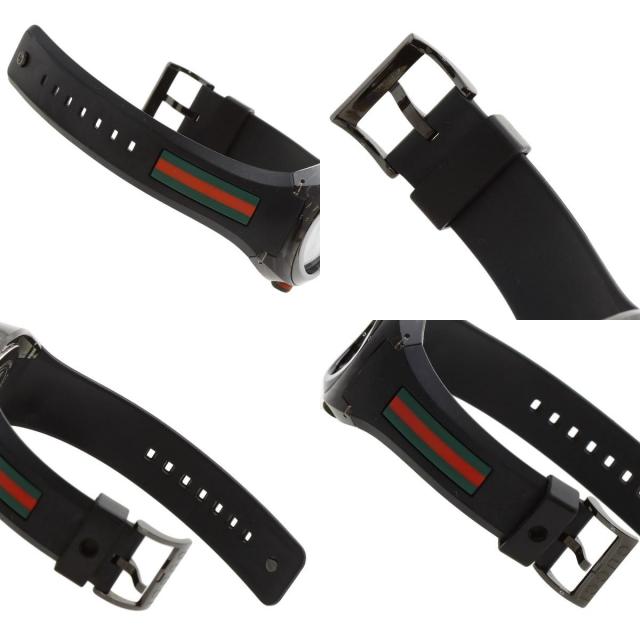 【稼働/美品/付属品】グッチ 腕時計 137.1 シンク シェリーライン 34㎜ GUCCI（グッチ） 美品 137.1 SYNC シンク シェリーライン ラバーバンド