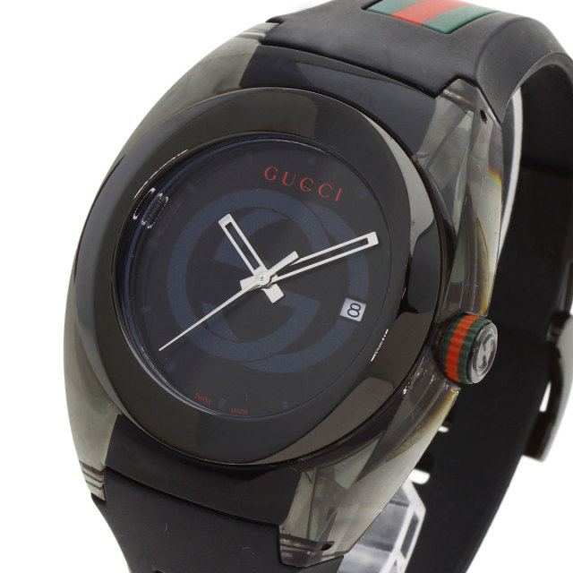 GUCCI グッチ 137.1 SYNC シンク シェリーライン 腕時計 ステンレス