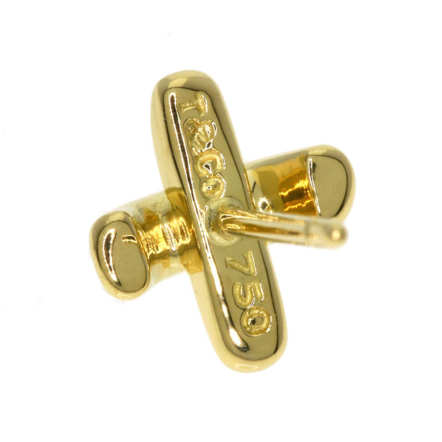 Tiffany 18金　片方のみ Tiffany & Co. - ティファニーハードウェア リンクピアス ミディアム