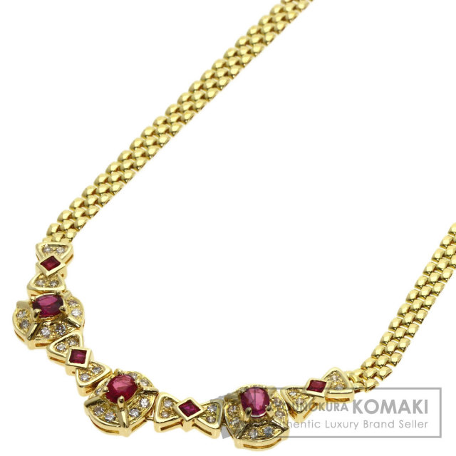 セレクトジュエリー ネックレス BREV ルビー ダイヤモンド