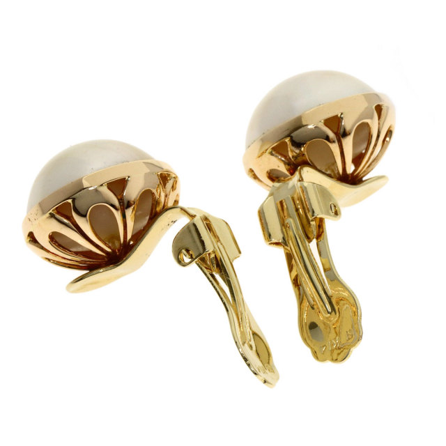 ミキモト イヤリング マベ パール 真珠