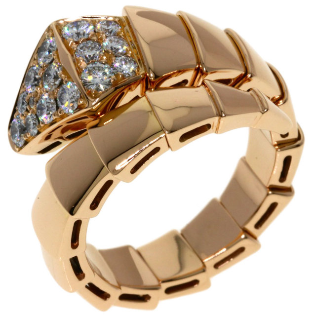 ブルガリ リング・指輪 セルペンティ ヴァイパー ダイヤモンド Lサイズ