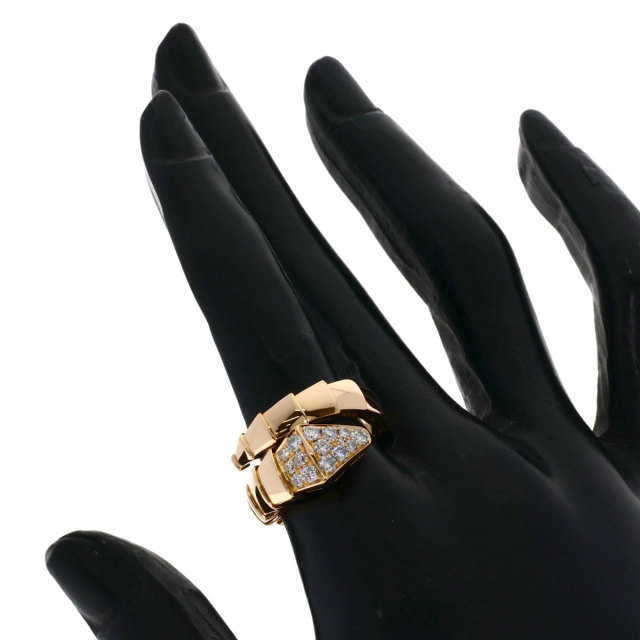 ブルガリ リング・指輪 セルペンティ ヴァイパー ダイヤモンド Lサイズ