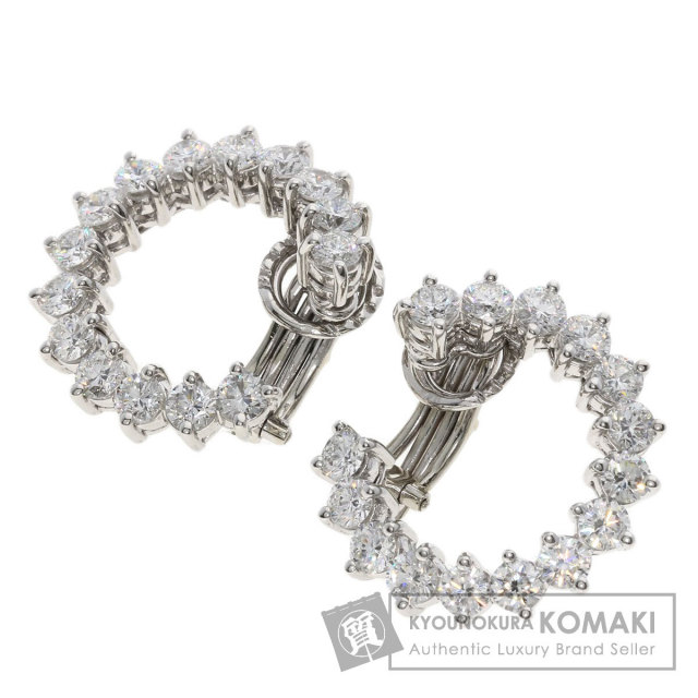 ハリーウィンストン イヤリング ラウンドフープ ダイヤモンド