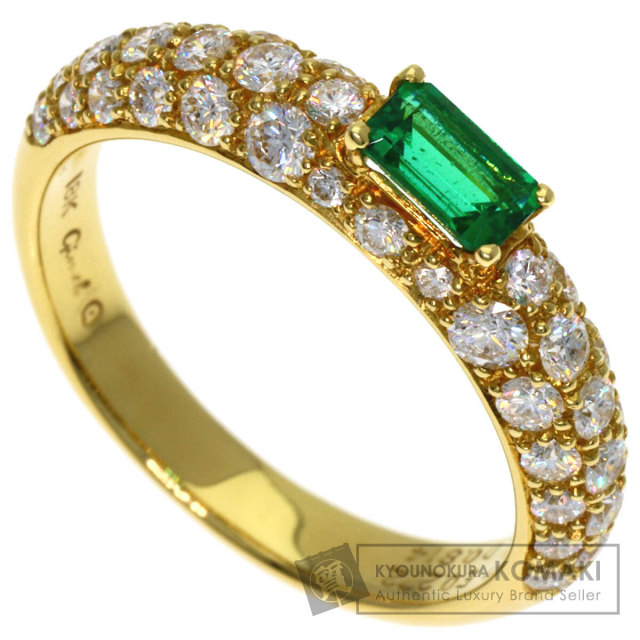 ギメル リング・指輪 エメラルド ダイヤモンド
