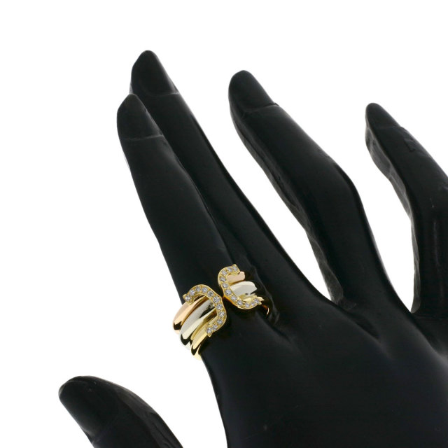 CARTIER カルティエ 2Cリング LM ダイヤモンド #51 リング・指輪 K18