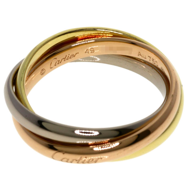 Cartier トリニティリング 750ゴールド　スモールモデル　#45 CARTIER カルティエ トリニティ スモールモデル #49 リング・指輪 K18