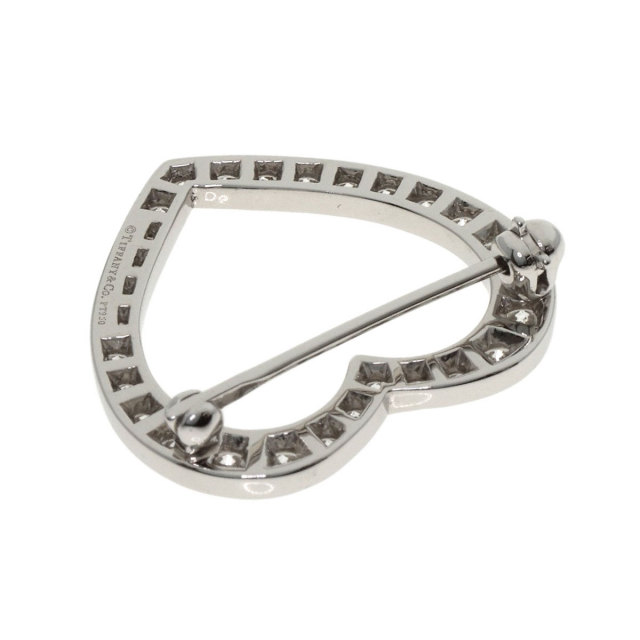 ティファニー ブローチ オープン ハート ダイヤモンド