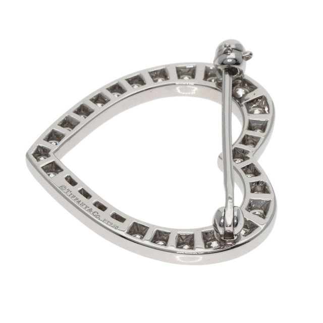 ティファニー ブローチ オープン ハート ダイヤモンド