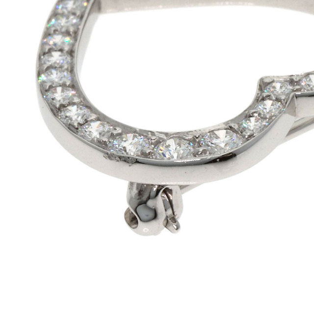 ティファニー ブローチ オープン ハート ダイヤモンド