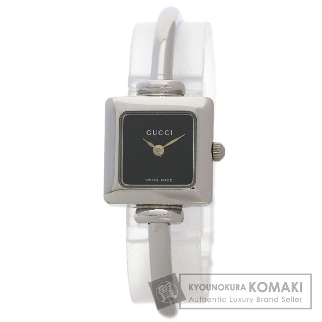 グッチ 腕時計 スクエアフェイス バングル