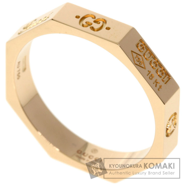 GUCCI グッチ オクタゴン #16 リング・指輪 K18ピンクゴールド