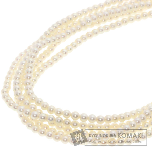 ミキモト ネックレス ベビーパール 5連 真珠