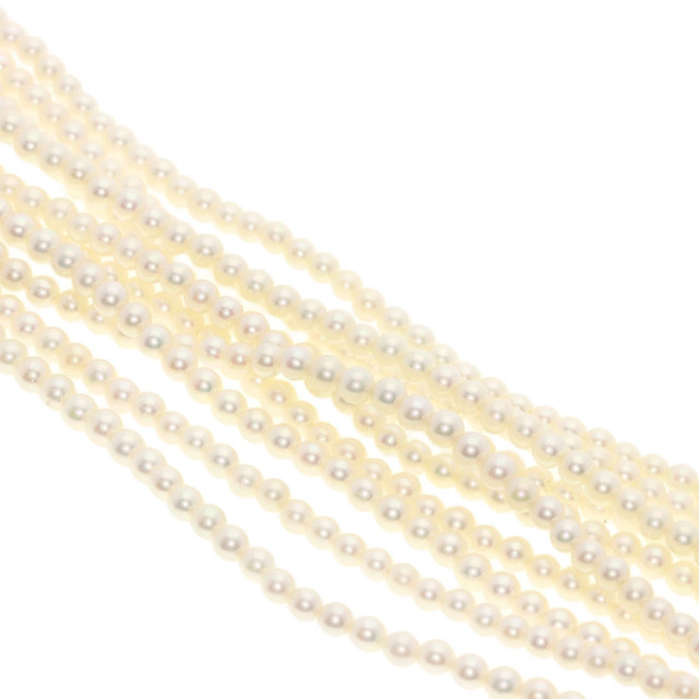 ミキモト ネックレス ベビーパール 5連 真珠