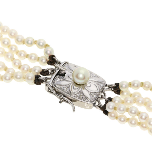 ミキモト ネックレス ベビーパール 5連 真珠
