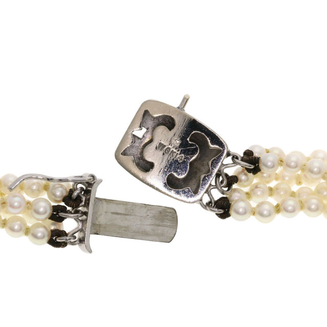 ミキモト ネックレス ベビーパール 5連 真珠