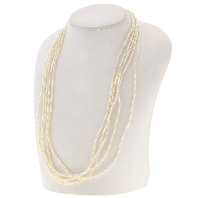 ミキモト ネックレス ベビーパール 5連 真珠