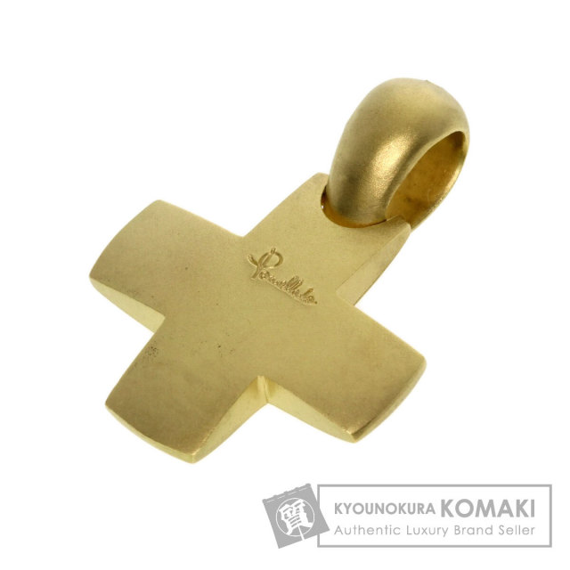 Pomellato ポメラート クロス ペンダントトップ K18イエローゴールド
