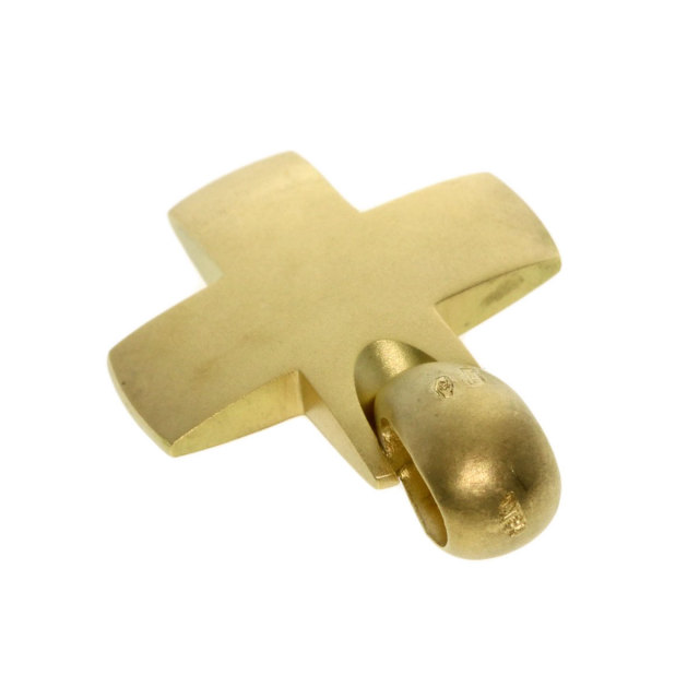 Pomellato ポメラート クロス ペンダントトップ K18イエローゴールド