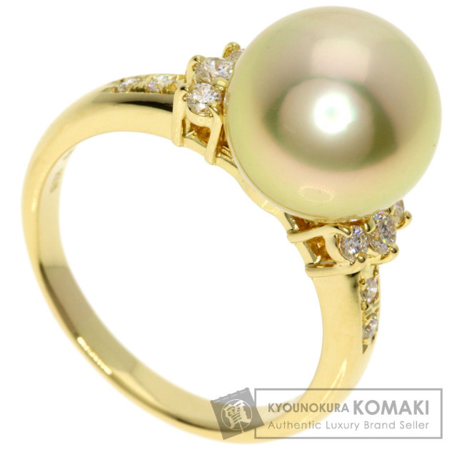 タサキ リング・指輪 ゴールデンパール 真珠 ダイヤモンド