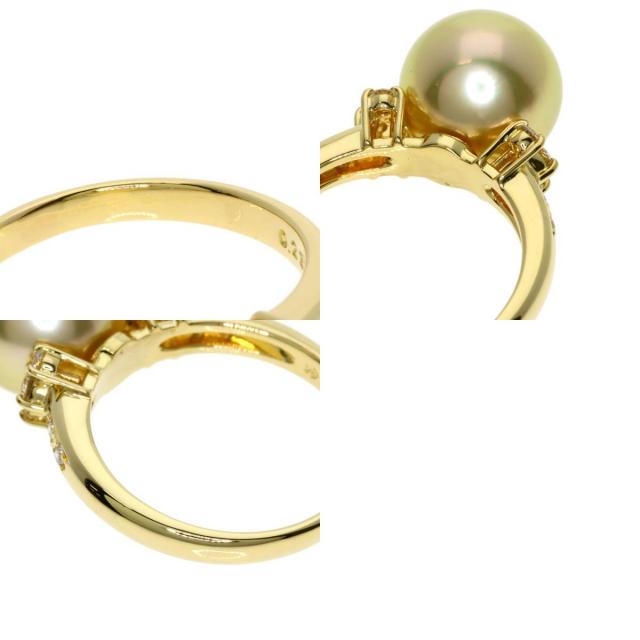 タサキ リング・指輪 ゴールデンパール 真珠 ダイヤモンド