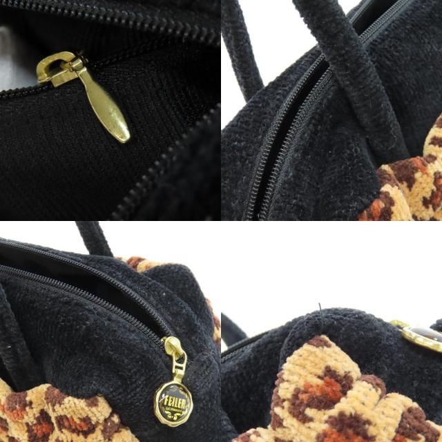 FEILER フェイラー レオパード柄 トートバッグ パイル レディース