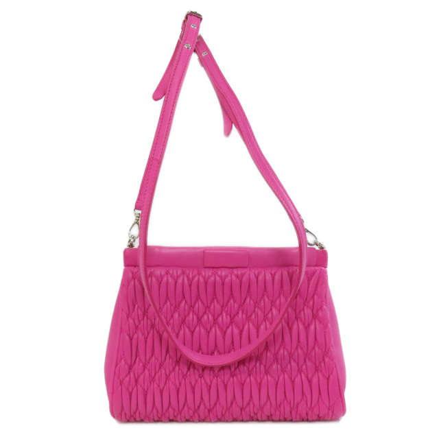 MIUMIU ミュウミュウ マテラッセ 2WAY ショルダーバッグ カーフ レディース 