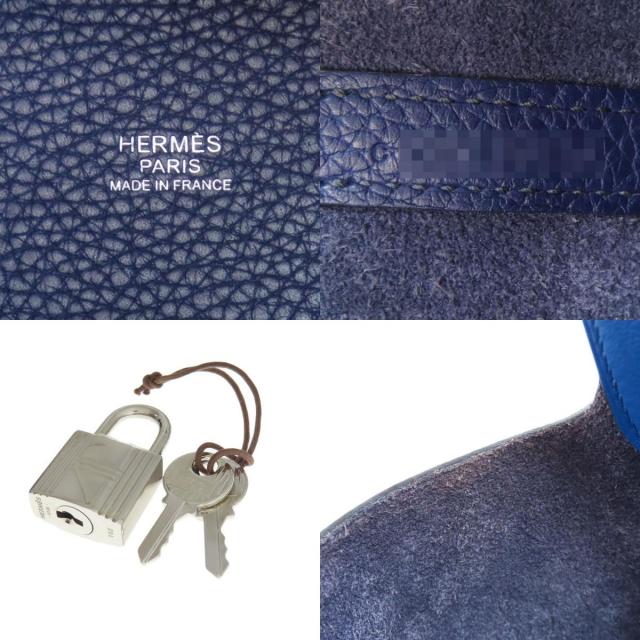 HERMES エルメス ピコタンロック エクラ PM シルバー金具 ハンドバッグ 