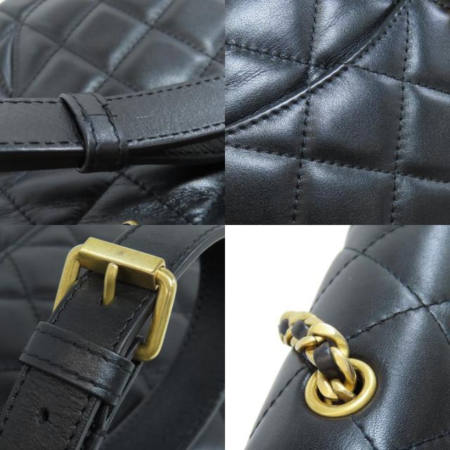 シャネル ショルダーバッグ マトラッセ チェーンショルダー ゴールド金具