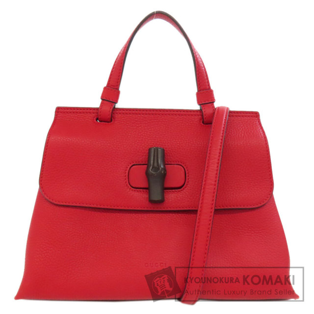 GUCCI グッチ 370831 バンブーデイリー 2WAY ハンドバッグ レザー  